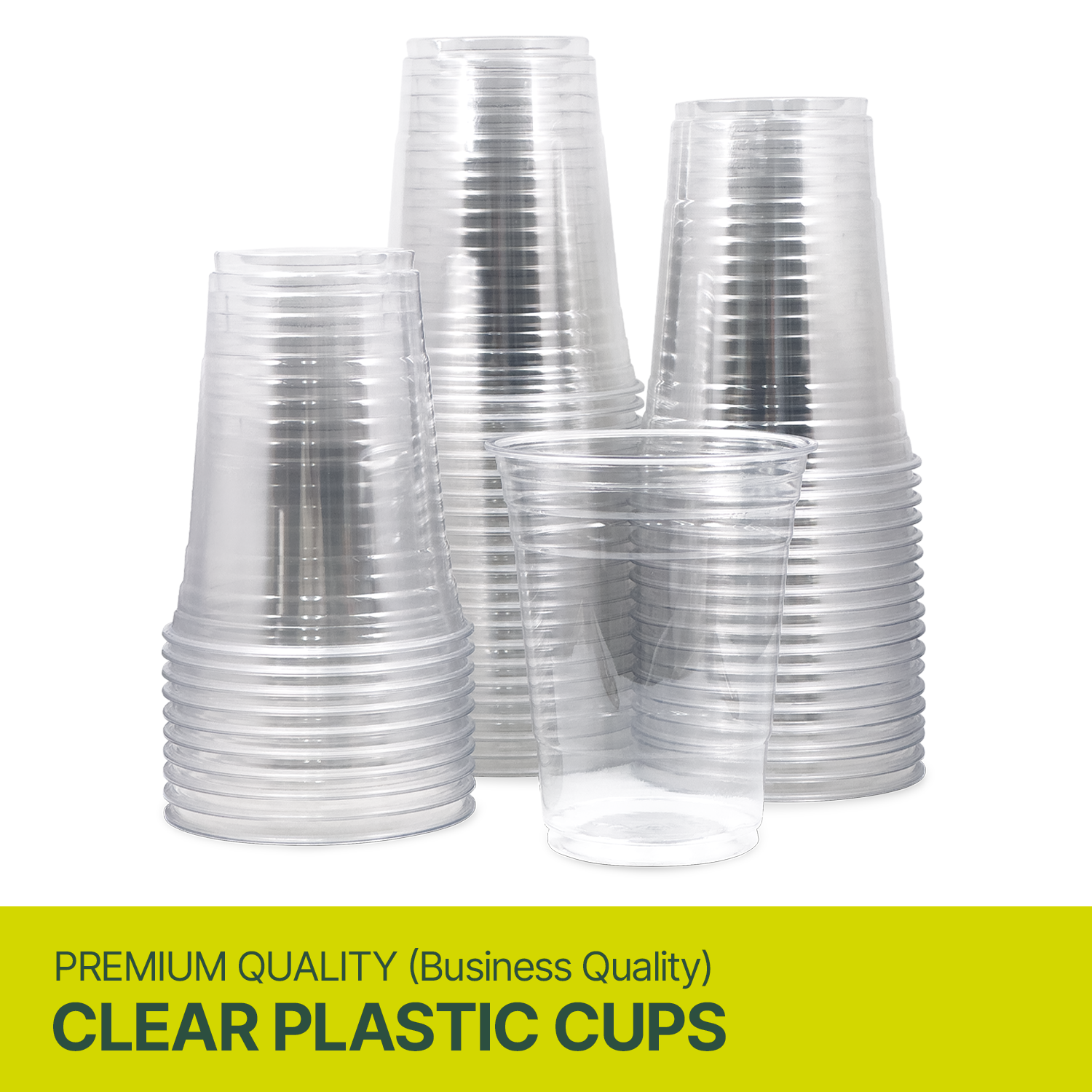 16 oz. plastic cups 16 oz Plastic Clear Cups ( Cup only )