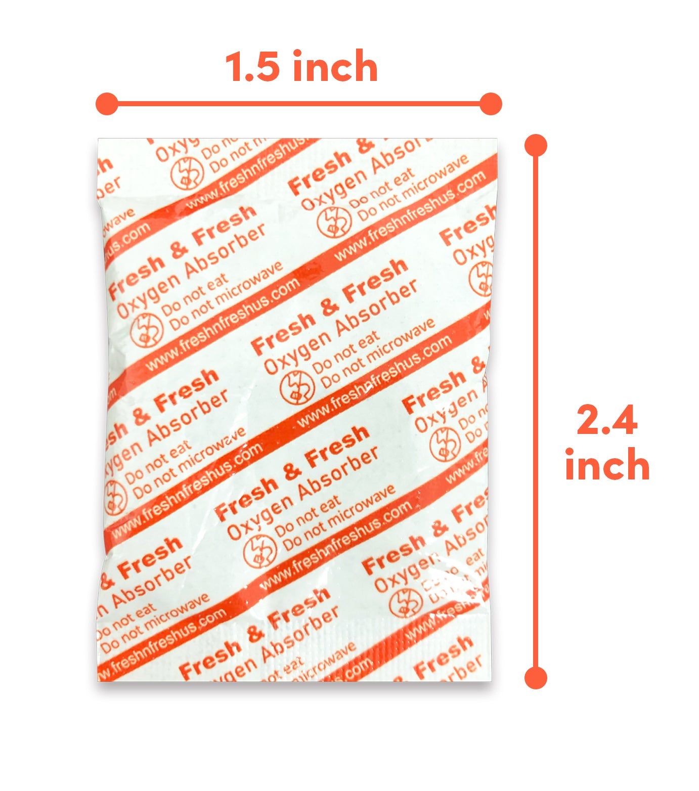 Fresh & Fresh (300 Packs) 100 CC Premium Oxygen Absorbers(2 Bag of 150 packets) - ISO 9001 Certified Facility Manufactured