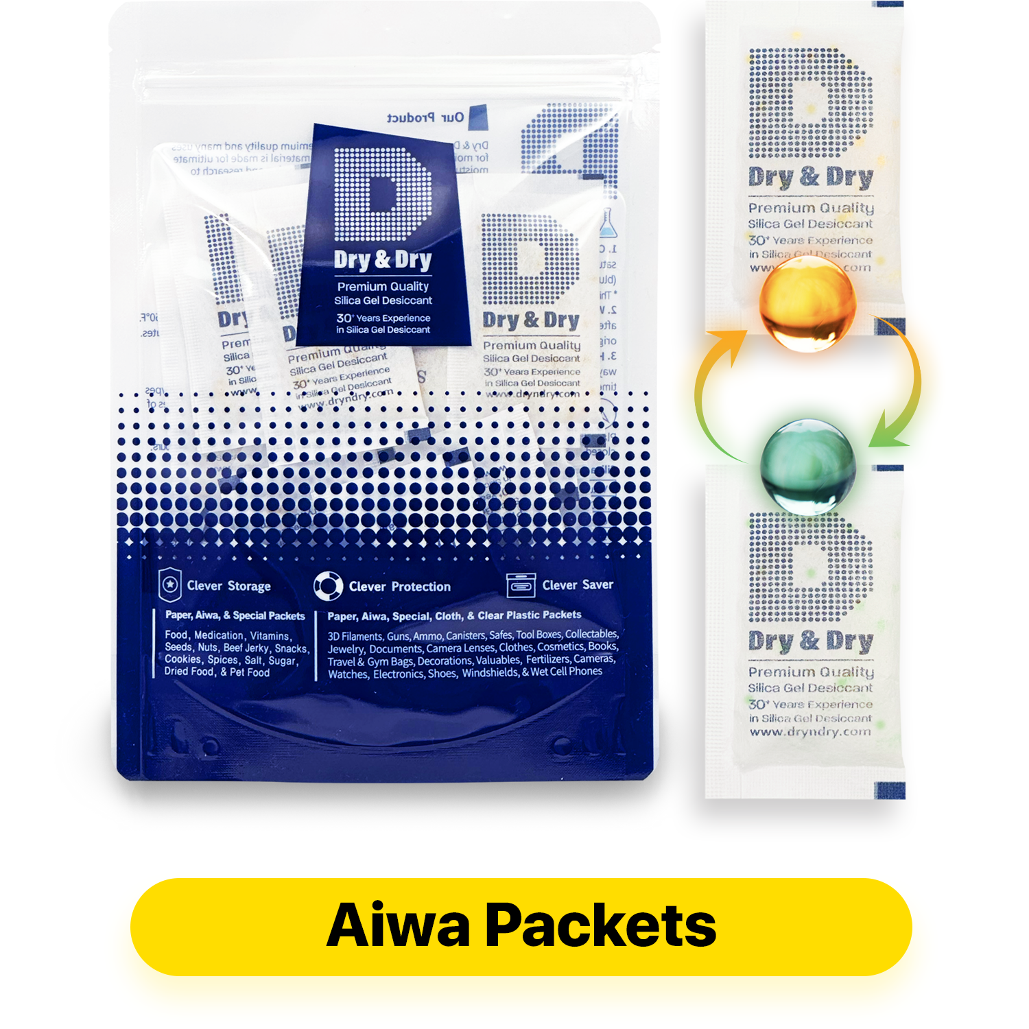 10 Gram Aiwa Orange Indicating Packets