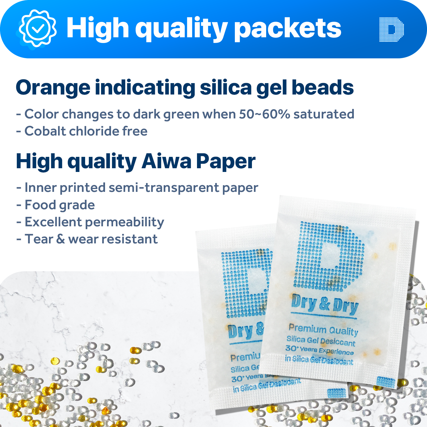 10 Gram Aiwa Orange Indicating Packets