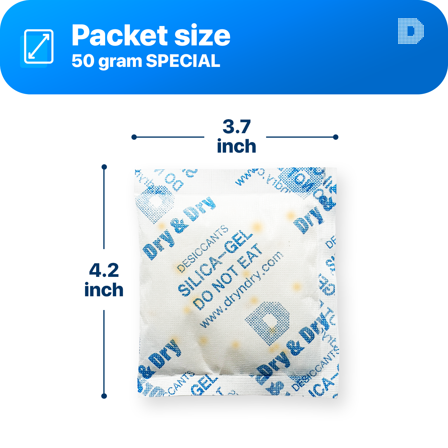 50 Gram SPECIAL Orange Indicating Packets