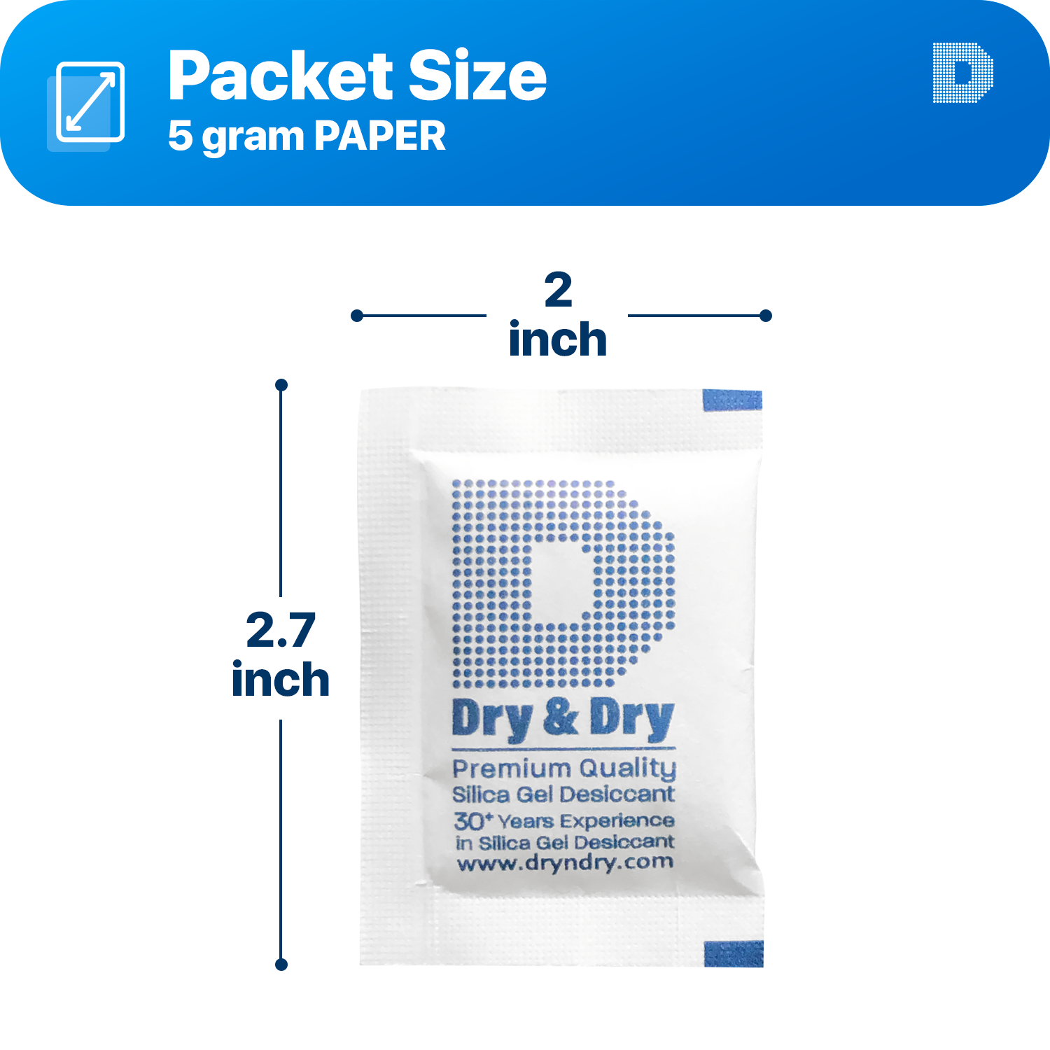 5 Gram Paper Packets