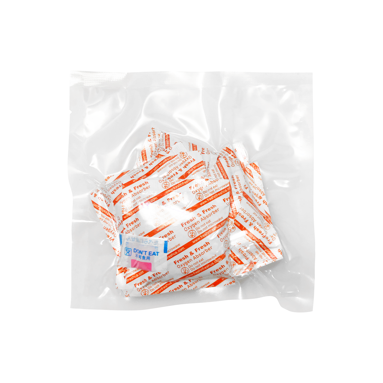 Fresh & Fresh (50 Packs) 500 CC Premium Oxygen Absorbers(5 Bag of 10 packets) - ISO 9001 Certified Facility Manufactured