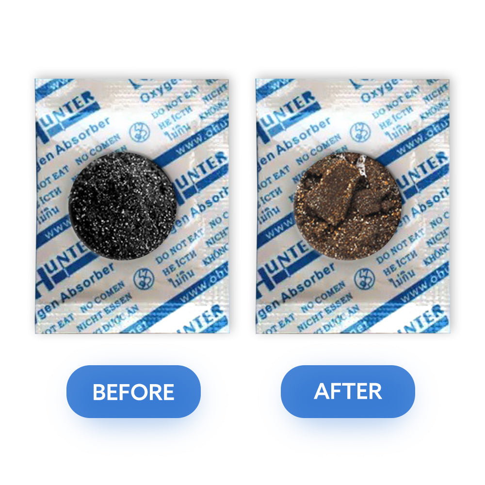 Fresh & Fresh (15 Packets) 2000 CC Premium Oxygen Absorbers(1 Bag of 15 packets) - ISO 9001 Certified Facility Manufactured