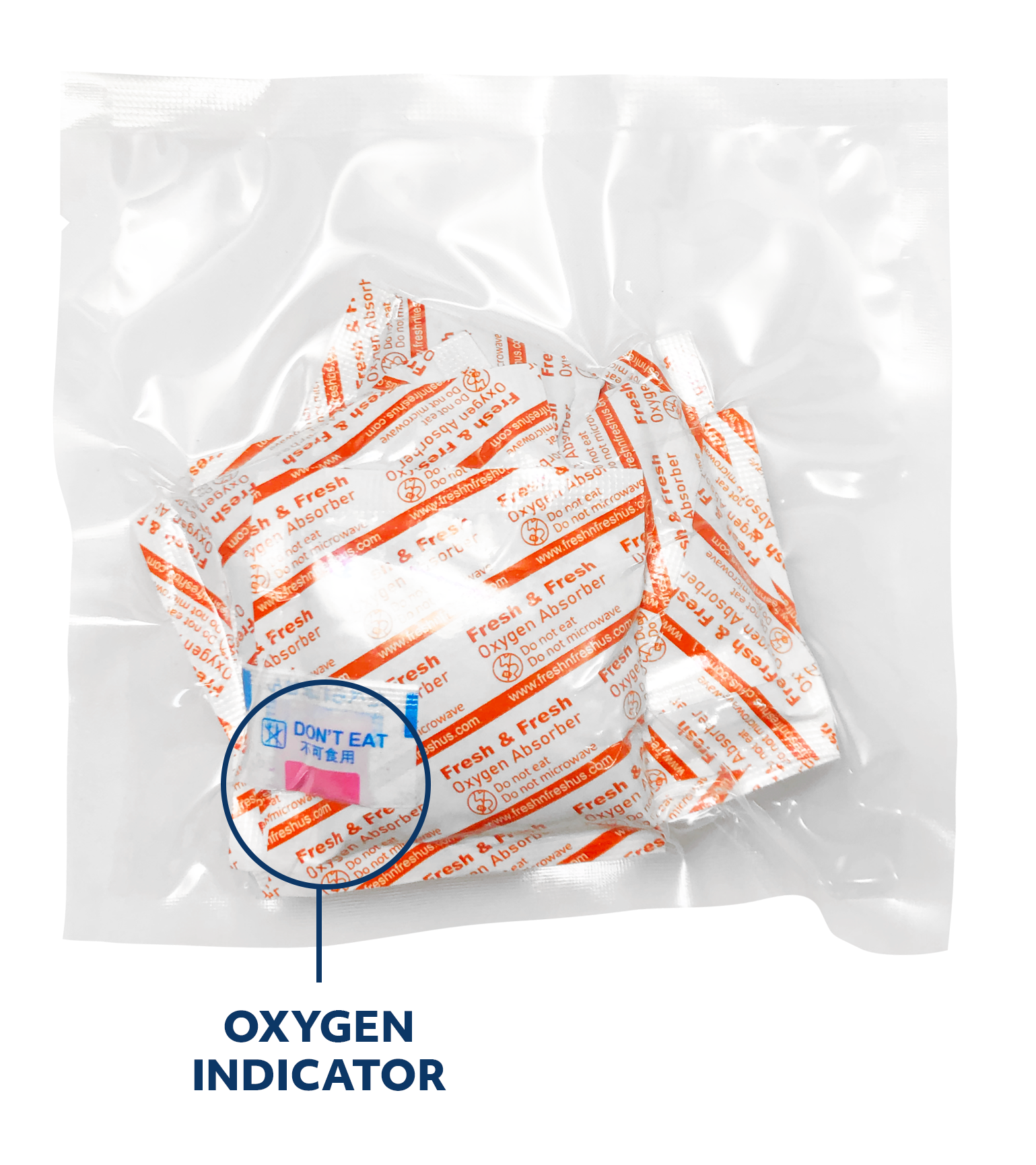 Fresh & Fresh (100 Packs) 500 CC Premium Oxygen Absorbers(10 Bag of 10 packets) - ISO 9001 Certified Facility Manufactured