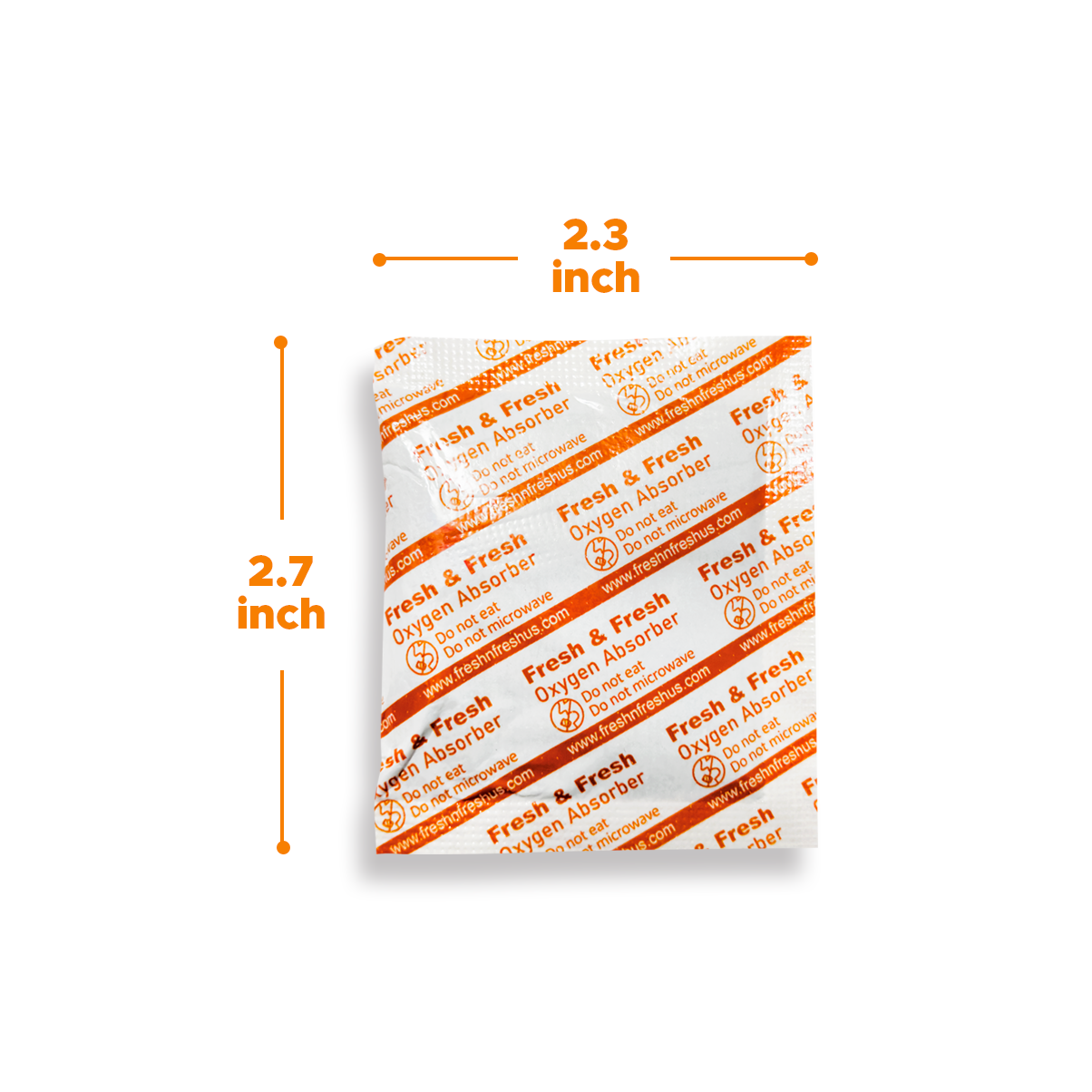 Fresh & Fresh (100 Packs) 500 CC Premium Oxygen Absorbers(10 Bag of 10 packets) - ISO 9001 Certified Facility Manufactured