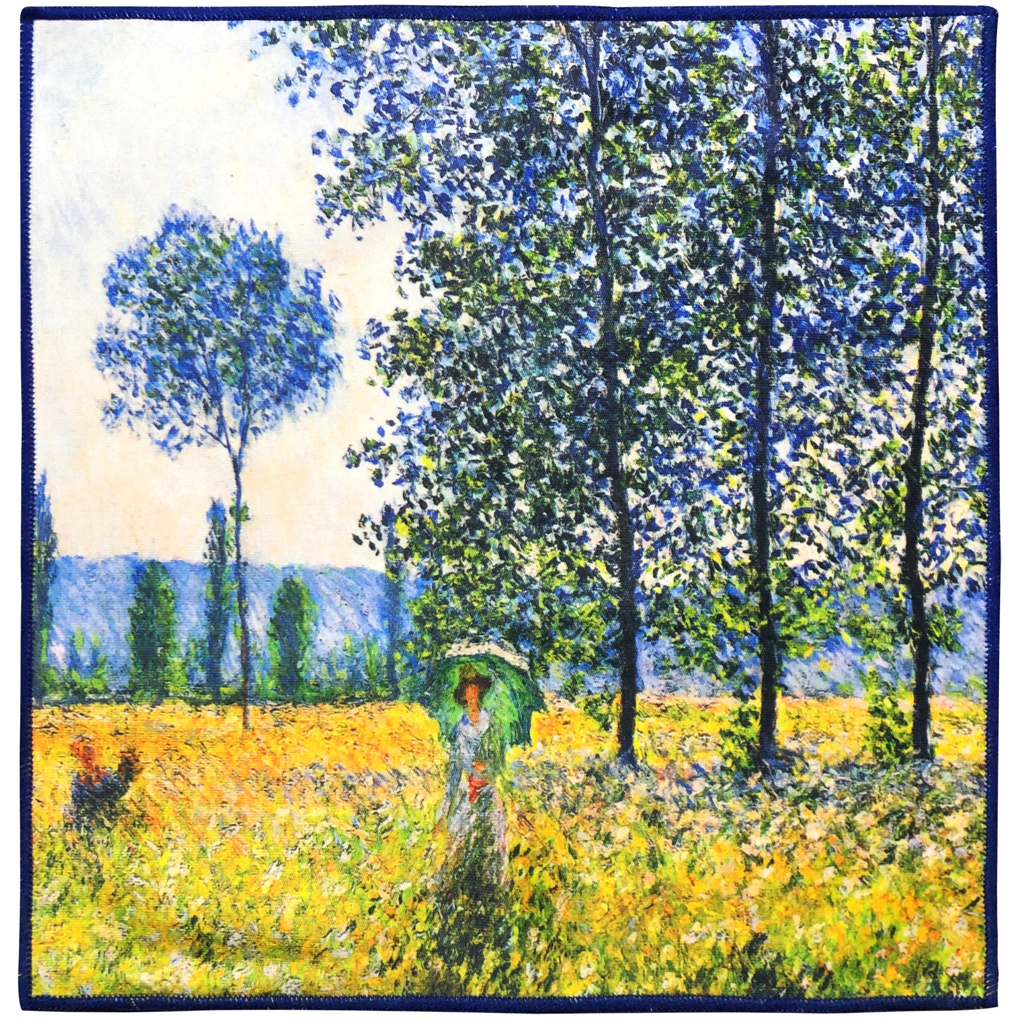 [6 Pack] Claude Monet "Sunlight Effect under the Poplars" - Art Collection - Ultra Premium Quality Microfiber Cleaning Cloths