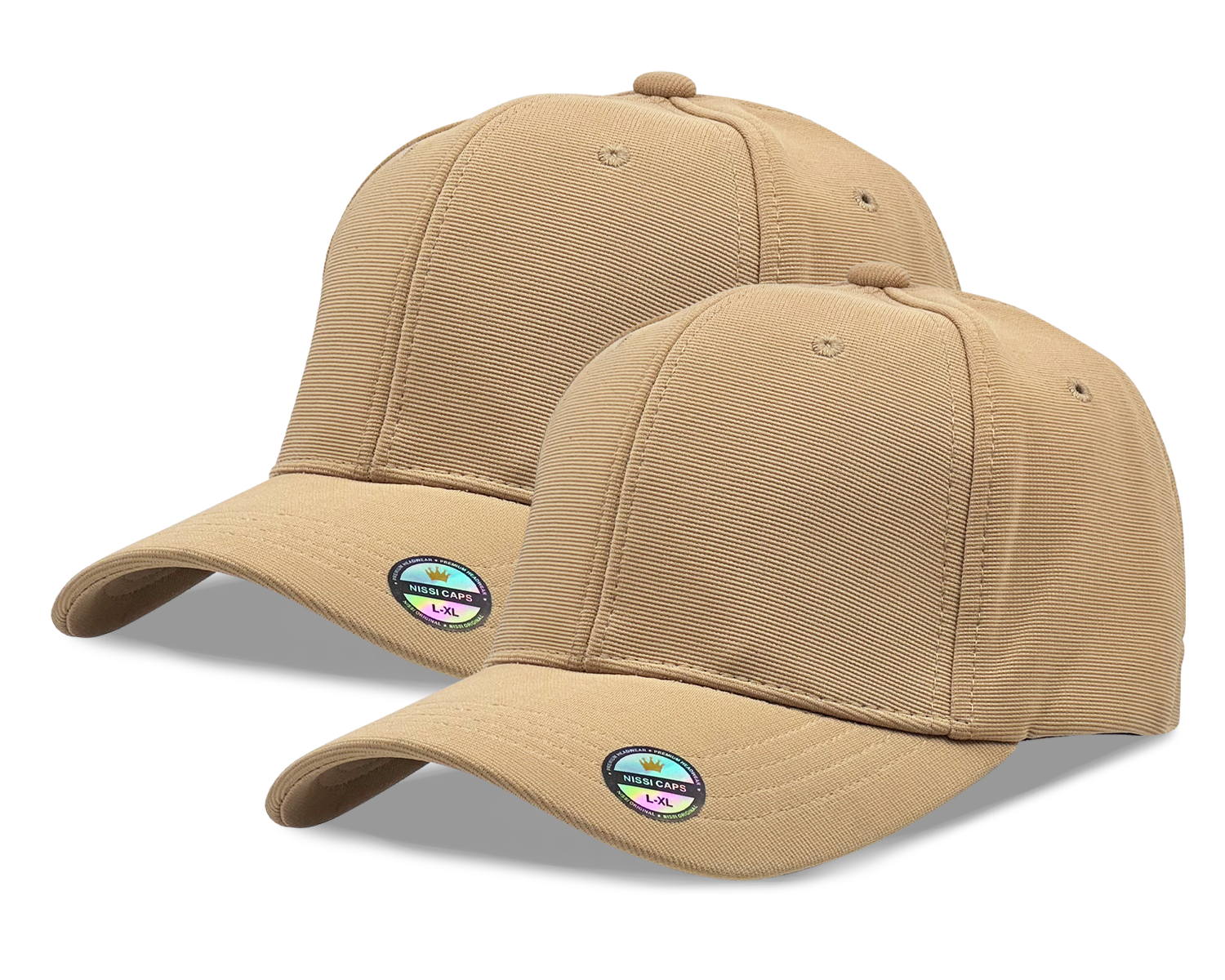 L2K 9001 Hybrid Stretch-Fitted Trucker Cap (2 Pack)
