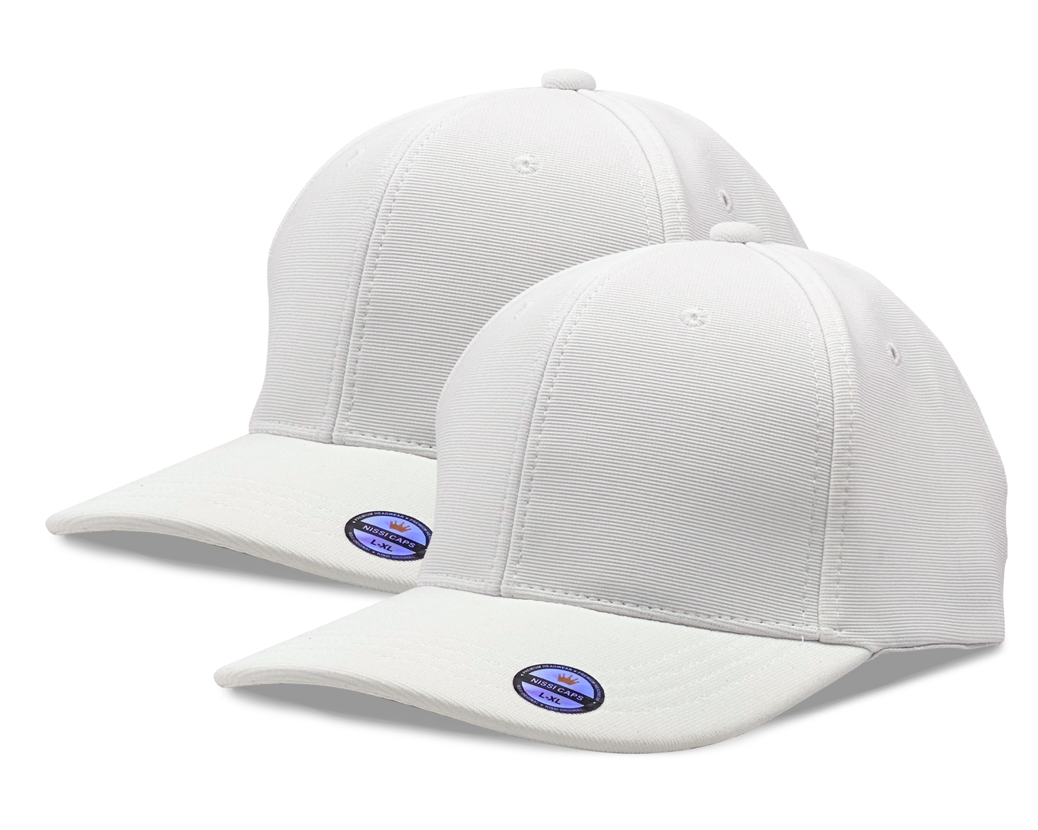 L2K 9001 Hybrid Stretch-Fitted Trucker Cap (2 Pack)