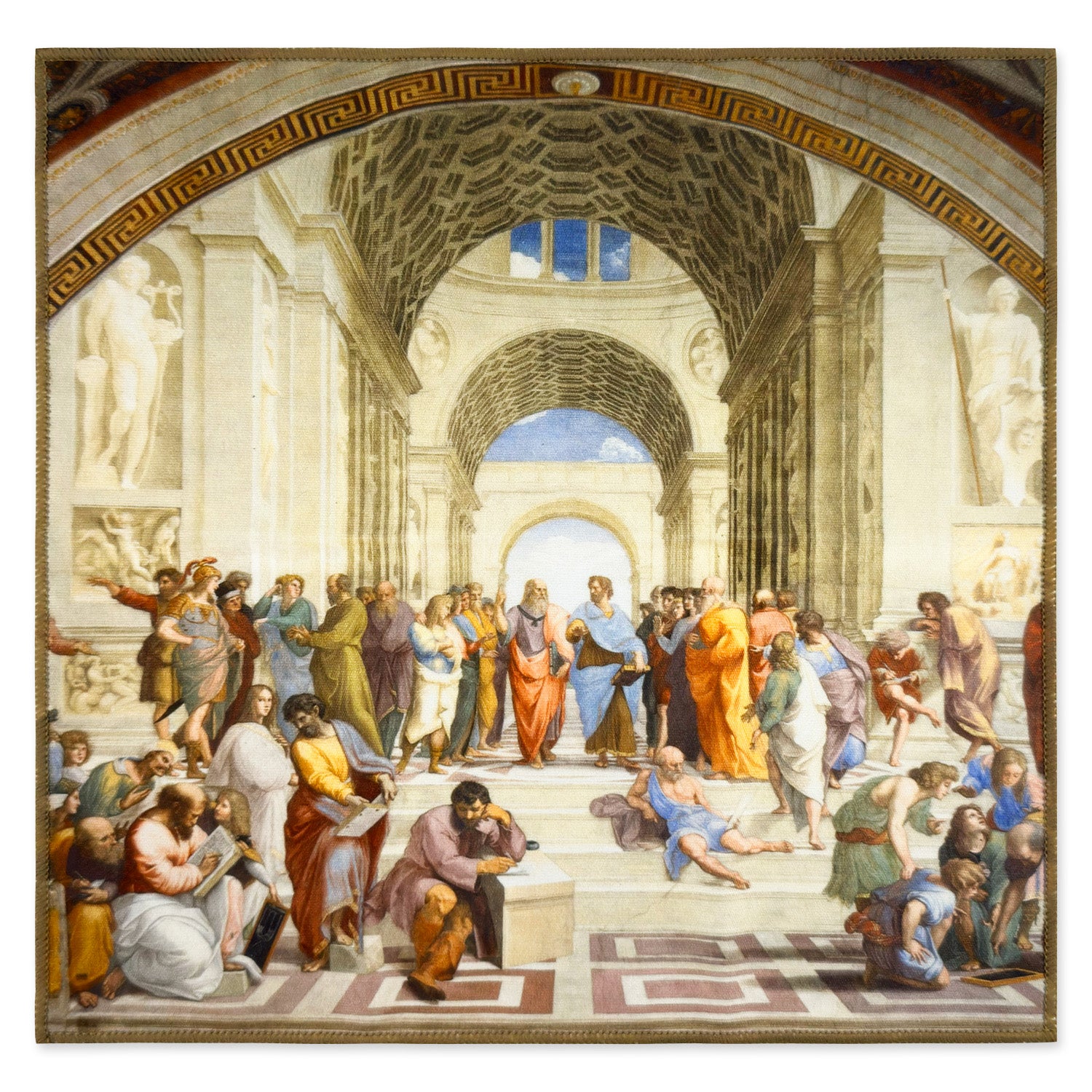 [6 Pack] Raphael "The School of Athens" - Art Collection - Ultra Premium Quality Microfiber Cleaning Cloths