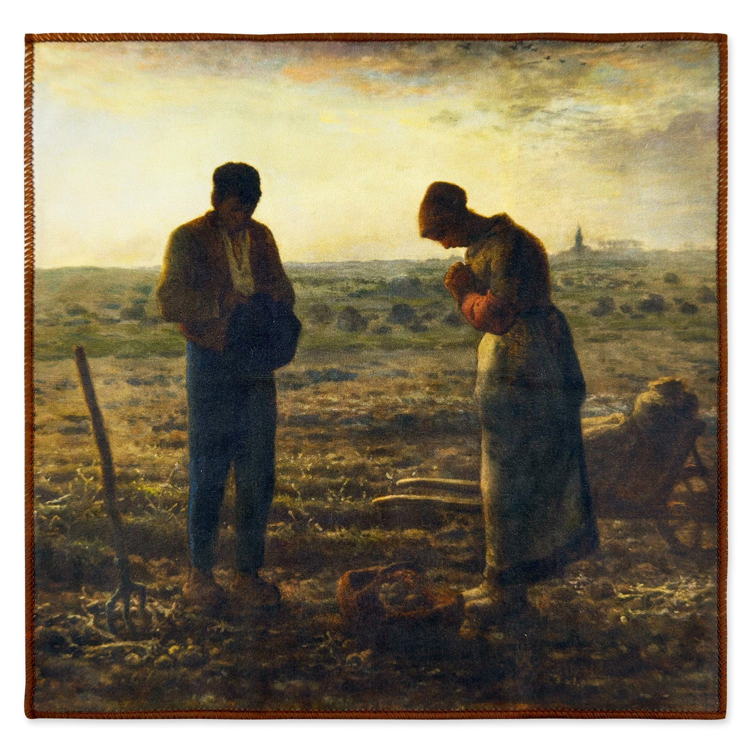 [6 Pack] Jean-François Millet "The Angelus" - Art Collection - Ultra Premium Quality Microfiber Cleaning Cloths