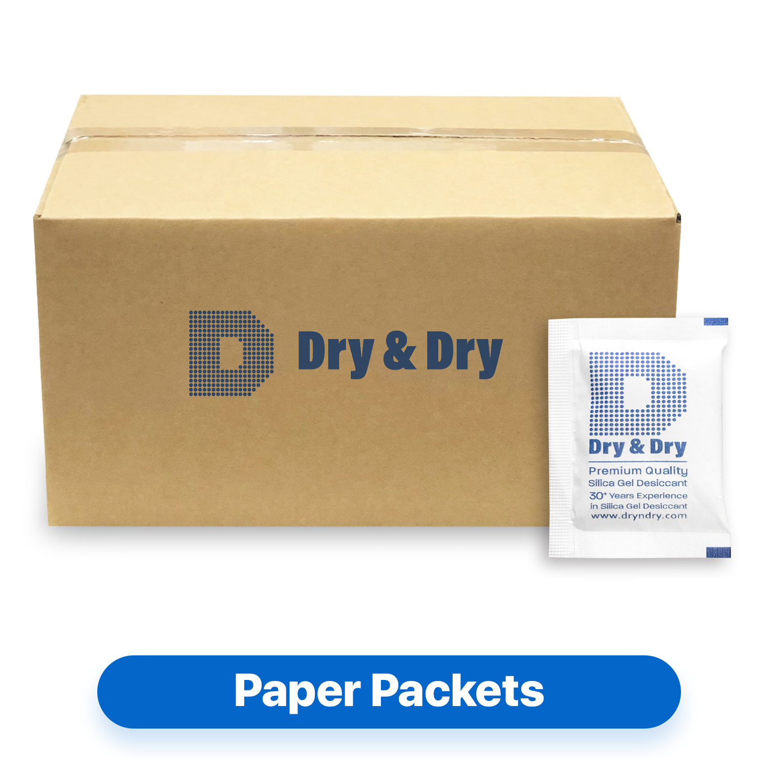 10 Gram [1,600 Packets] Premium Silica Gel Desiccant Packets - Rechargeable Paper(FDA Compliant)