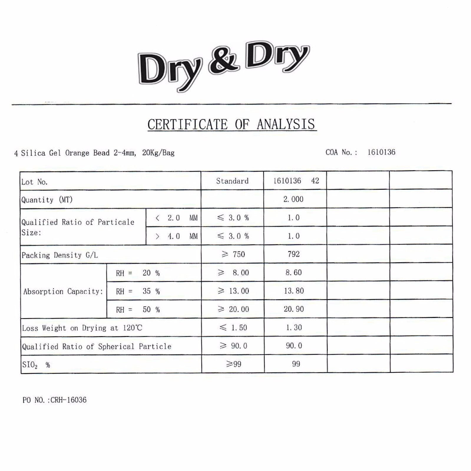 (5.5 LBS) "Dry & Dry" Premium Orange Indicating Silica Gel Desiccant Beads