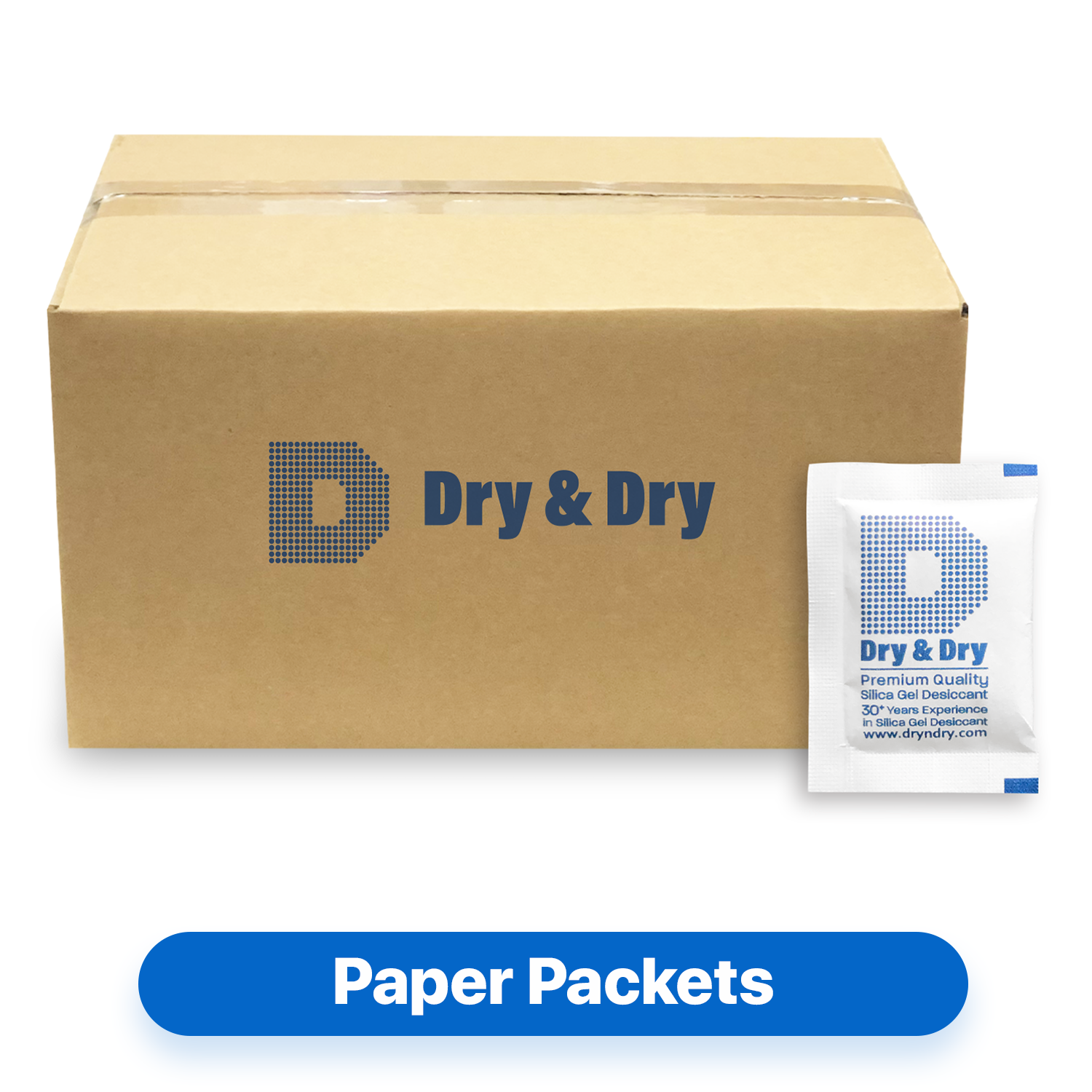 5 Gram [3,000 Packets] Premium Silica Gel Desiccant Packets - Rechargeable Paper(FDA Compliant)