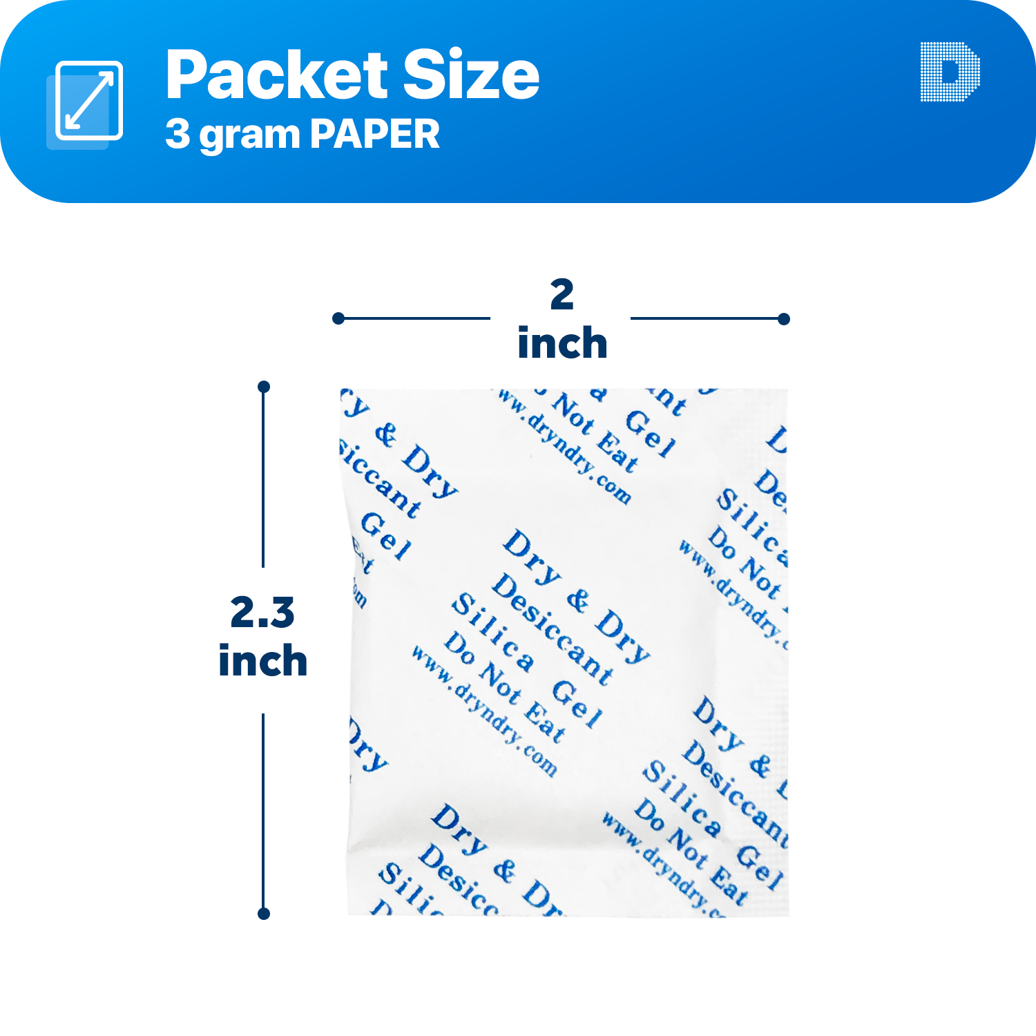 3 Gram Paper Packets