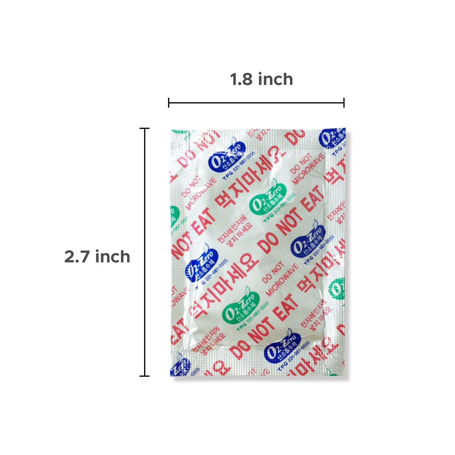 Fresh & Fresh (105 Packs) 500 CC Premium Oxygen Absorbers(1 Bag of 105 Packets) - ISO 9001 Certified Facility Manufactured.